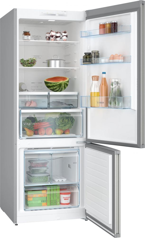 Serie 4 Alttan Donduruculu Buzdolabı 186 x 70 cm Kolay temizlenebilir Inox KGN55VIE0N (İZMİR VE MANİSA TESLİMAT)