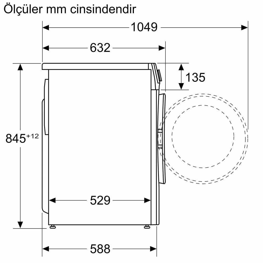 Serie 4 Çamaşır Makinesi 10 kg 1200 dev./dak., Gümüş WGA252ZXTR (İZMİR VE MANİSA TESLİMAT)