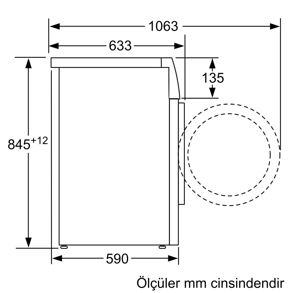 Serie 4 Çamaşır Makinesi 9 kg 1200 dev./dak. WAN24200TR (İZMİR VE MANİSA TESLİMAT)