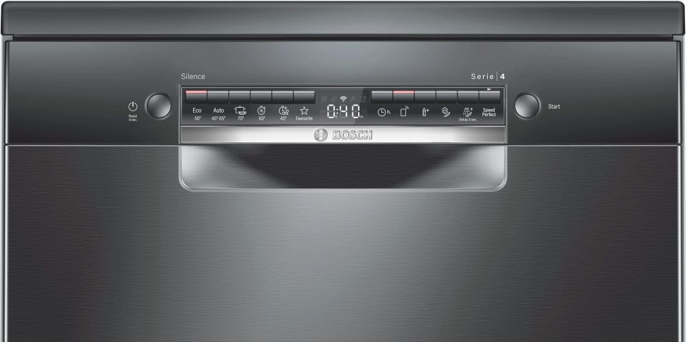 Serie 4 Solo Bulaşık Makinesi 60 cm Black inox SMS4IKC62T (İZMİR VE MANİSA TESLİMAT)