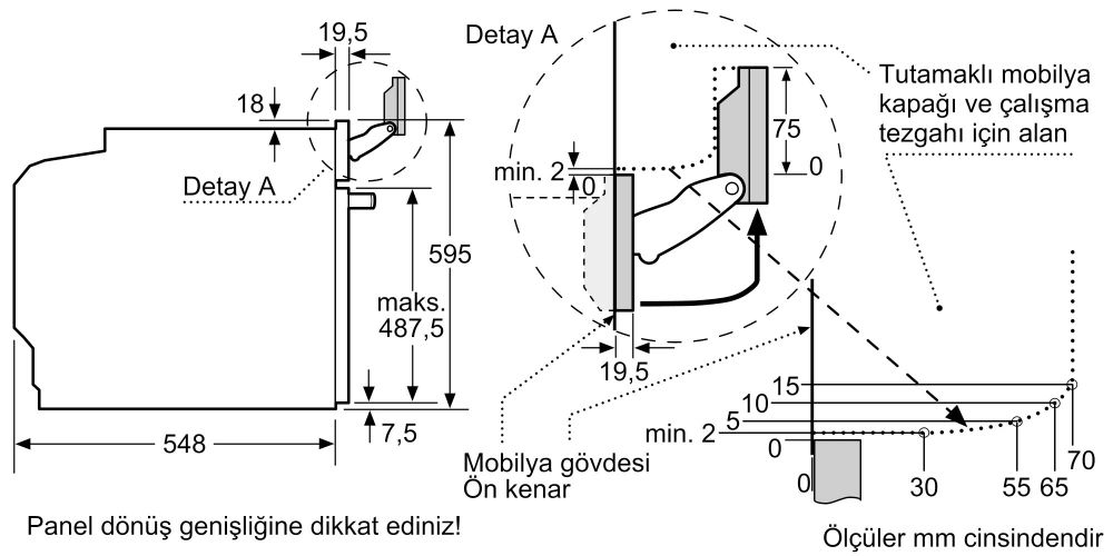 Serie 8 Buhar Destekli Ankastre Fırın 60 x 60 cm Siyah HRG7361B1 (SADECE İZMİR İÇİ TESLİMAT)