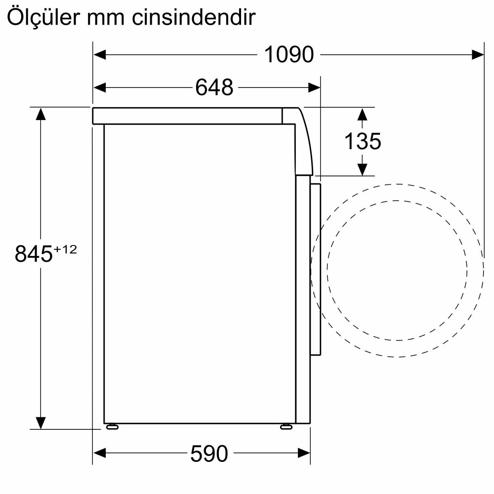 Serie 8 Çamaşır Makinesi 10 kg 1400 dev./dak. WGB254A0TR (SADECE İZMİR İÇİ TESLİMAT)