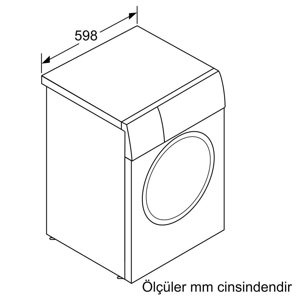 Serie 8 Çamaşır Makinesi 10 kg 1400 dev./dak. WGB254A0TR (SADECE İZMİR İÇİ TESLİMAT)